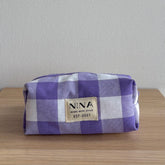 Baby gingham morada